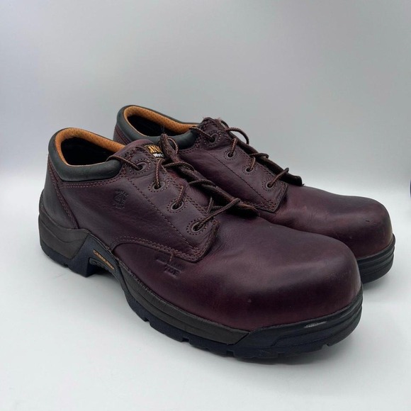 Carolina CA1520 Men\'s 13 2E Brown‎ Leather Oxford Work Shoes Composite Toe main image 5